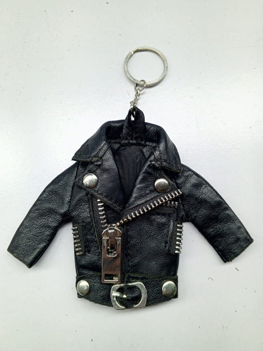 Leather Jacket Key Chain, Black – mauritiusleather