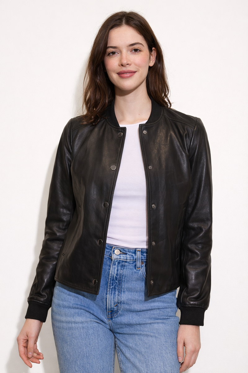 Yele RF Leather Jacket – Mauritius
