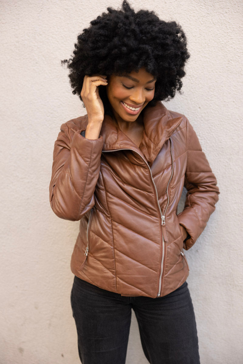 Romy Leather Jacket main image 1