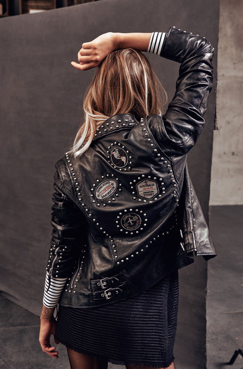 Wanderglueck RF Leather Jacket, Black – mauritiusleather