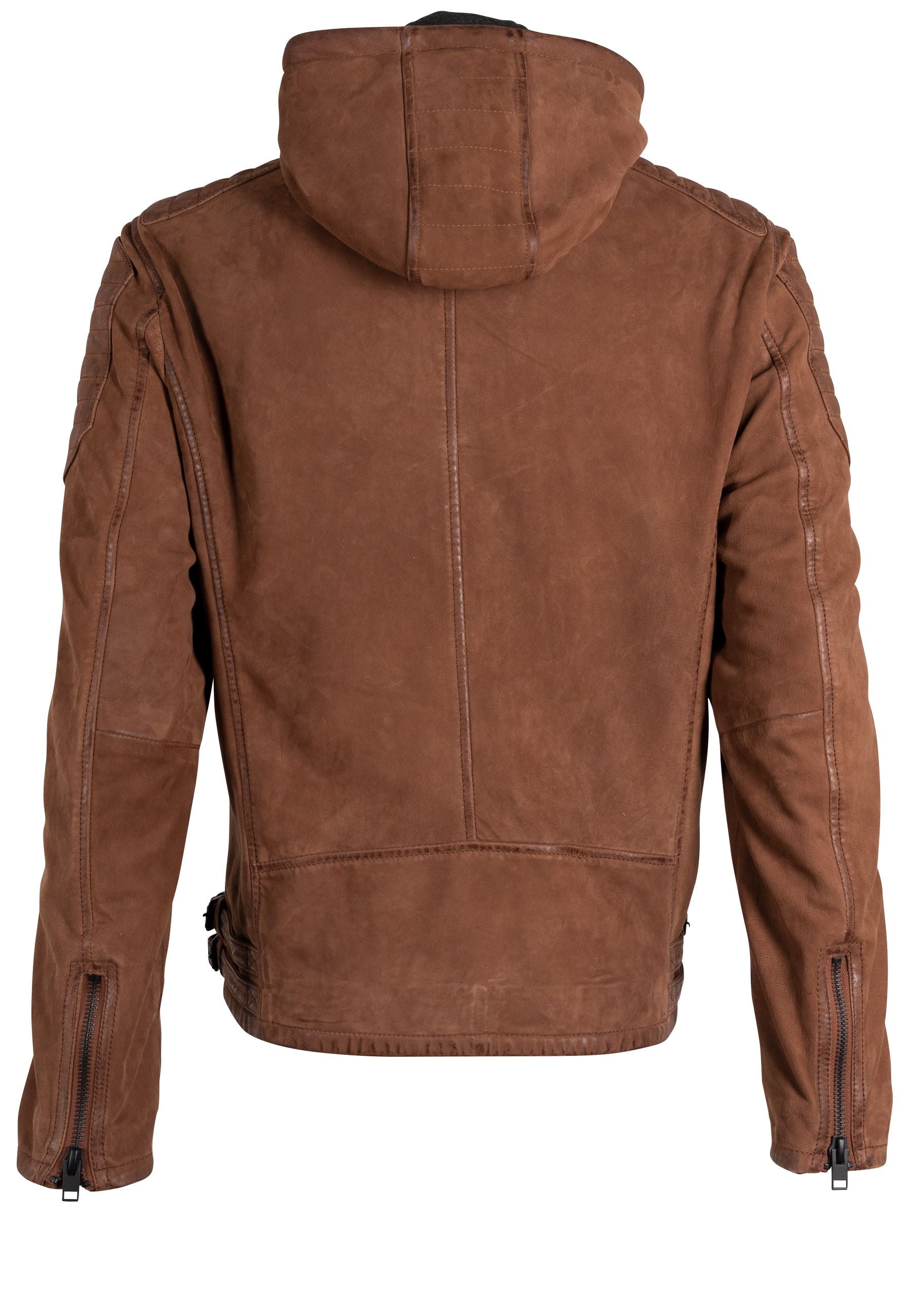 ライノ Mサイズ Xilo RF Leather Jacket, Cognac – mauritiusleather
