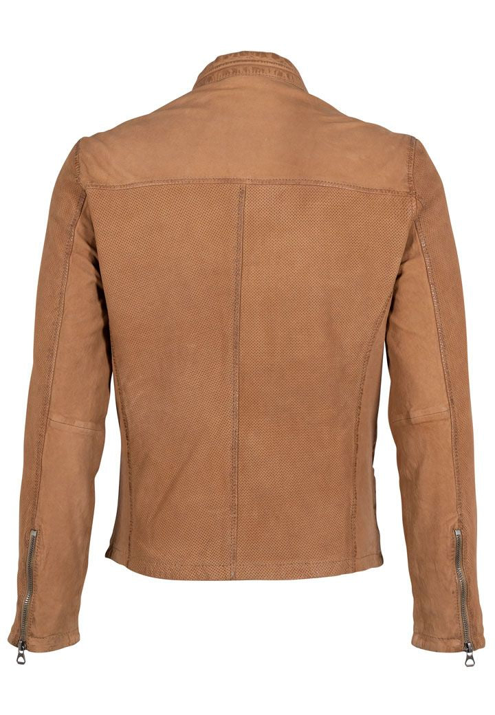Blake Cf Blake CF Leather Jacket, Camel – Mauritius