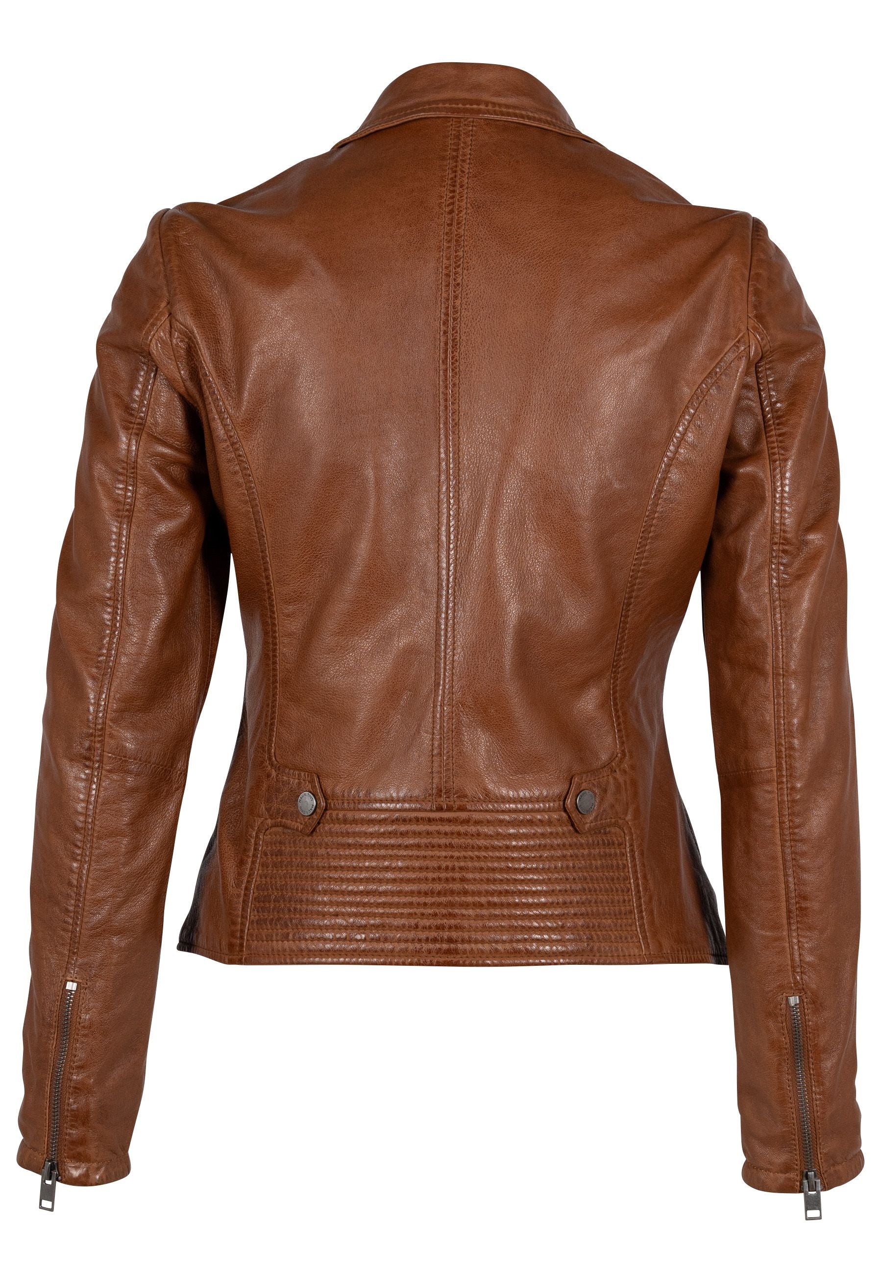 【Rosen Kreuz】leather jacket Else RF Leather Jacket, Cognac – mauritiusleather