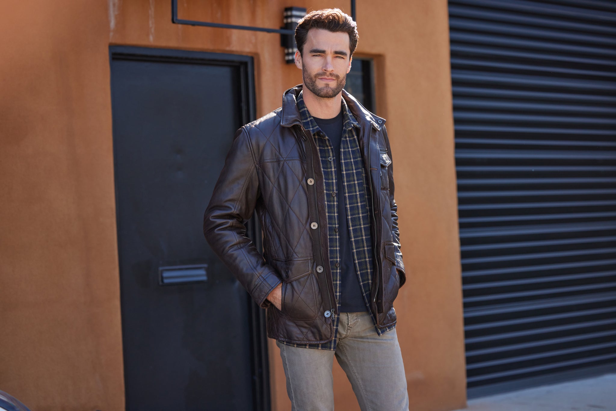 Men's Brown Jackets – mauritiusleather
