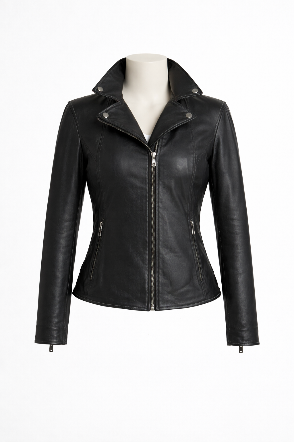 Betsy RF Leather Jacket, Black – mauritiusleather