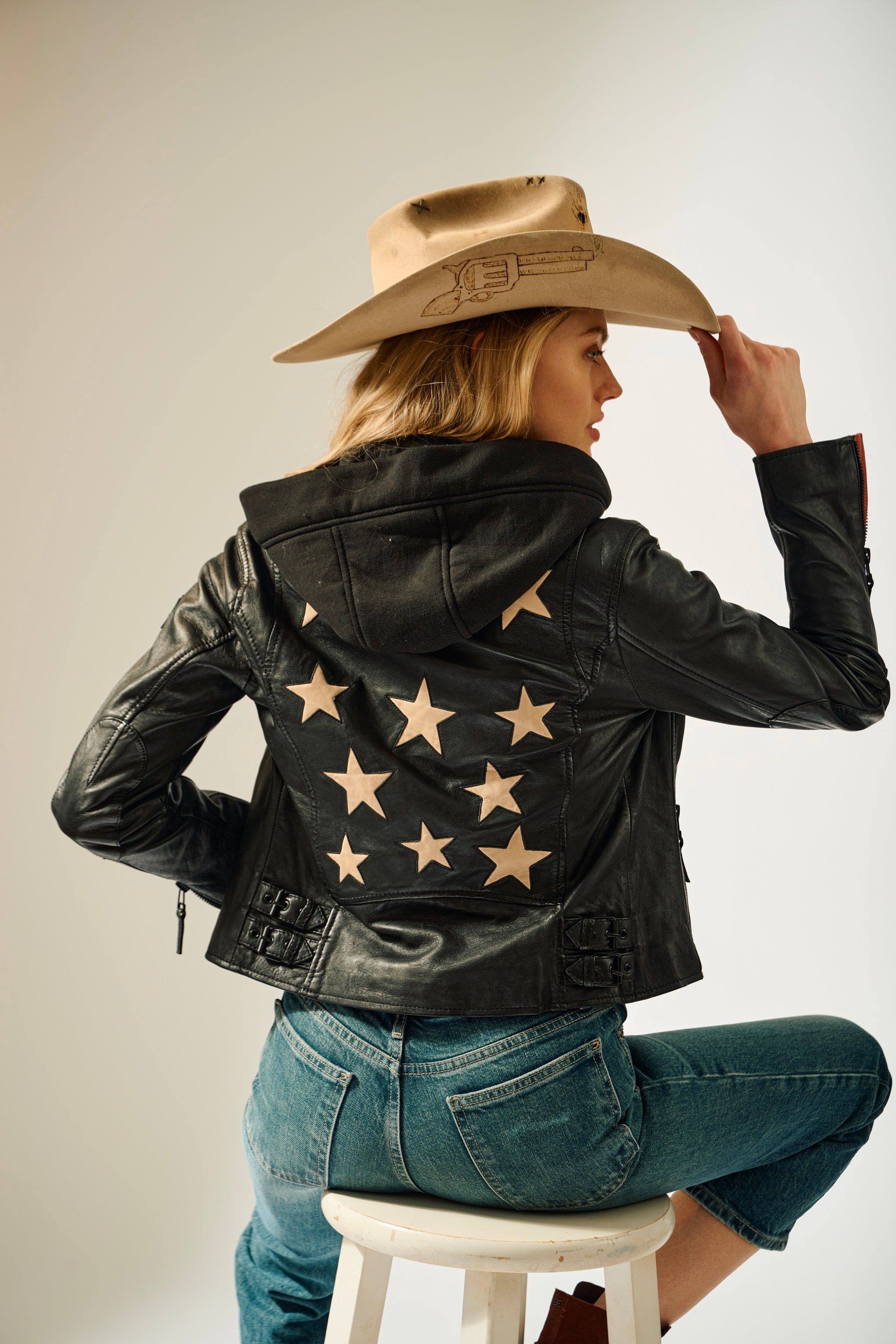 MAURITIUS レザージャケット Lサイズ Mauritius Maryn Studded Leather Moto Jacket - TSC.ca