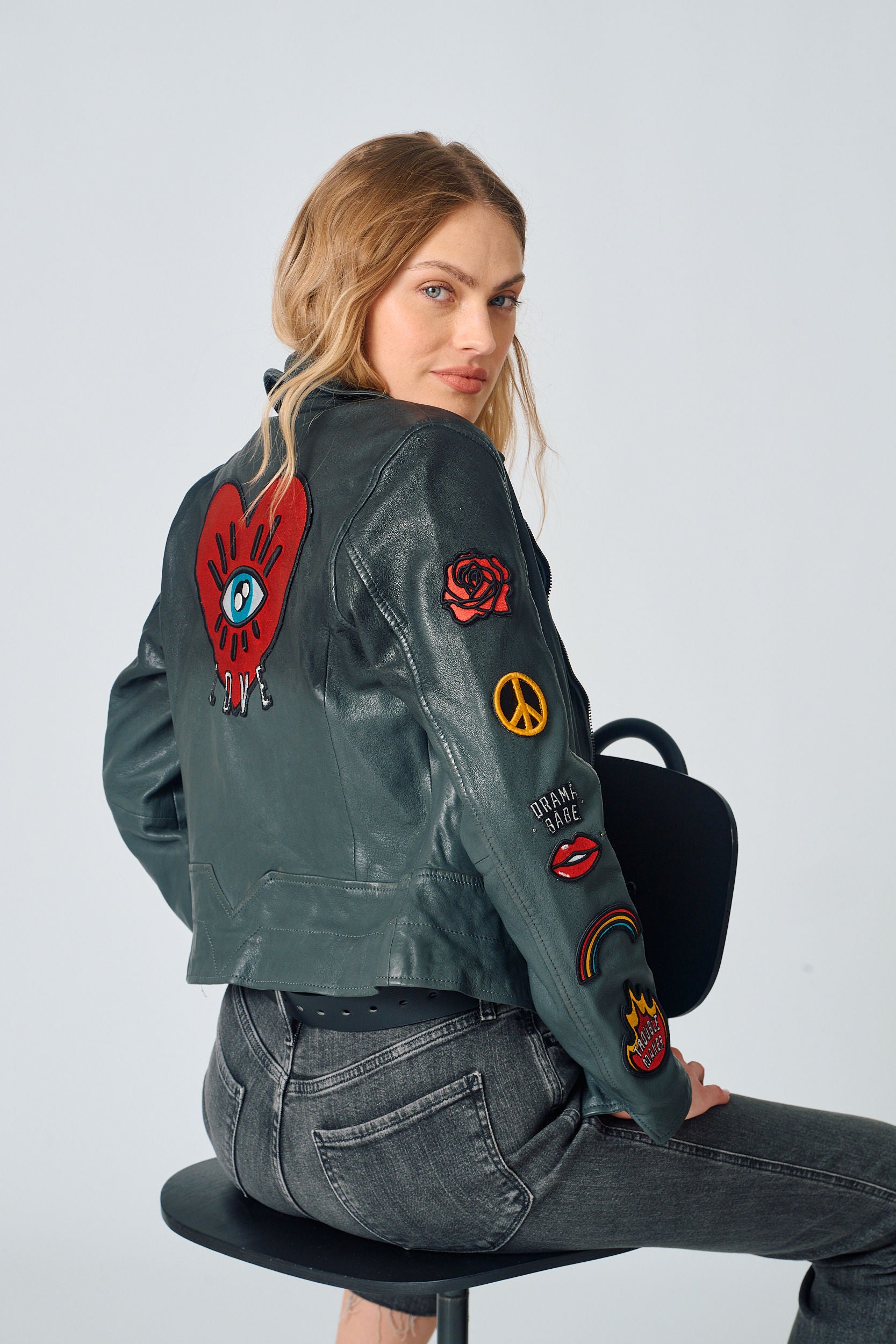 Cynthia RF Leather Jacket – mauritiusleather