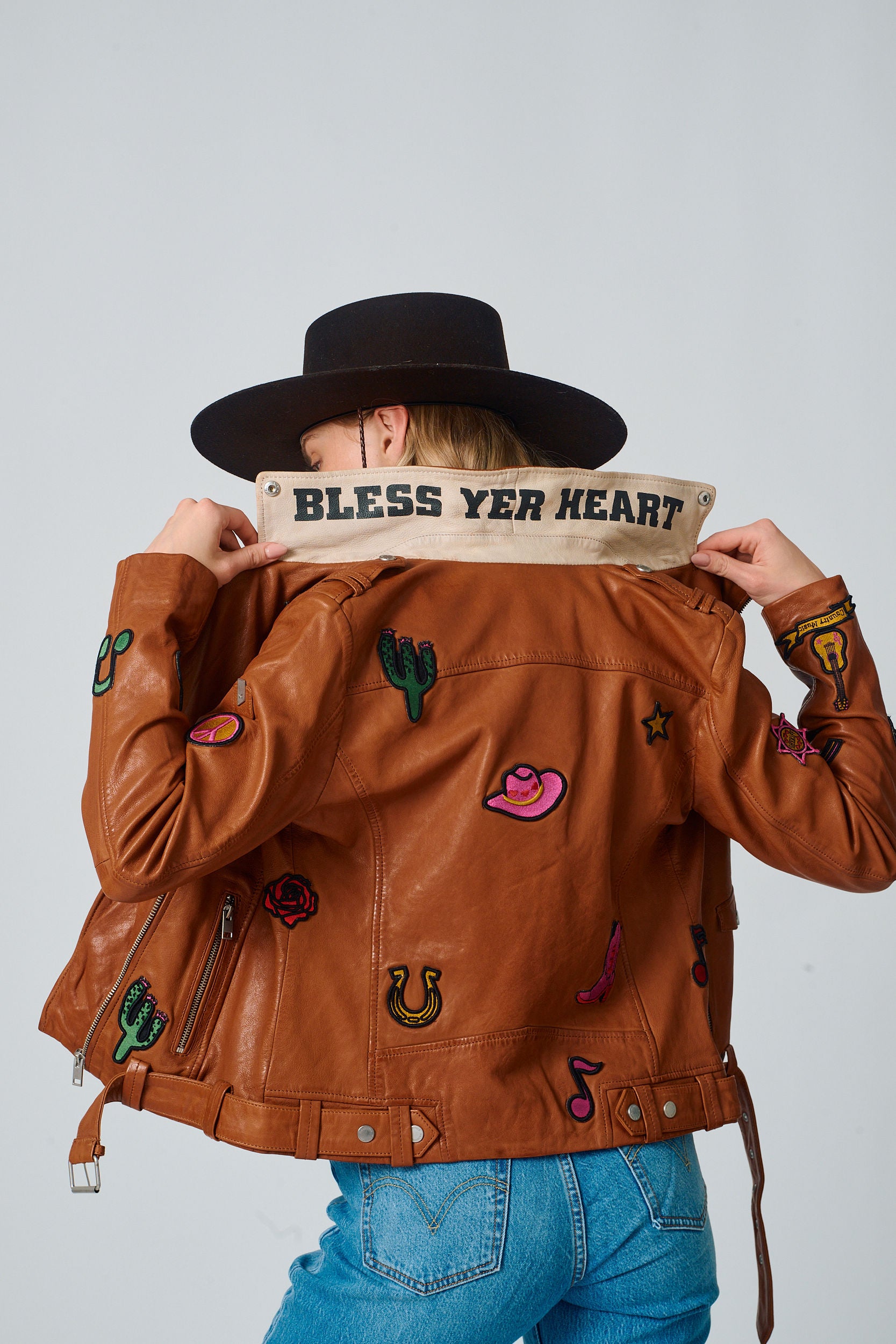 Nicole RF Leather Jacket – Mauritius