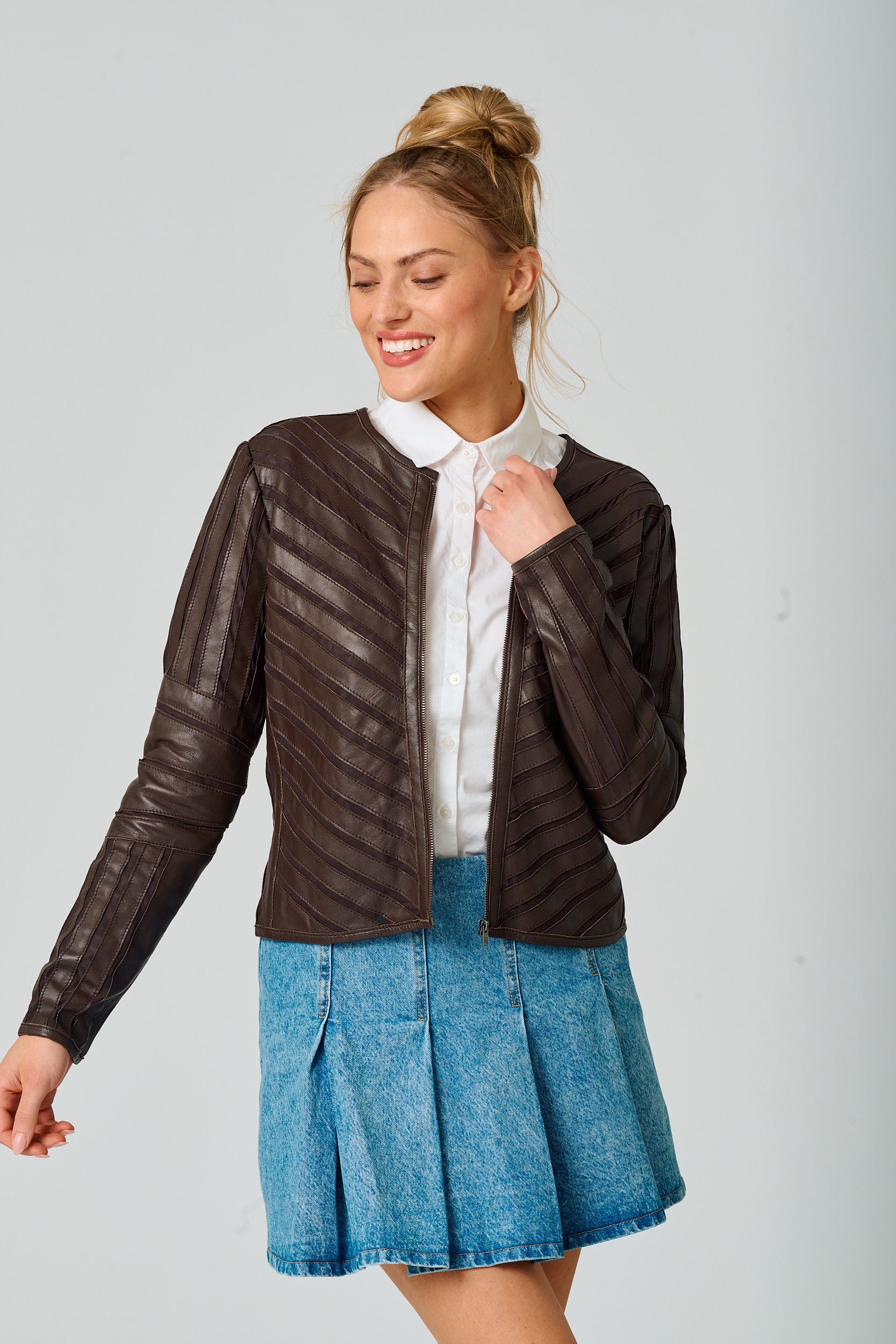 Tila RF Leather Jacket – Mauritius