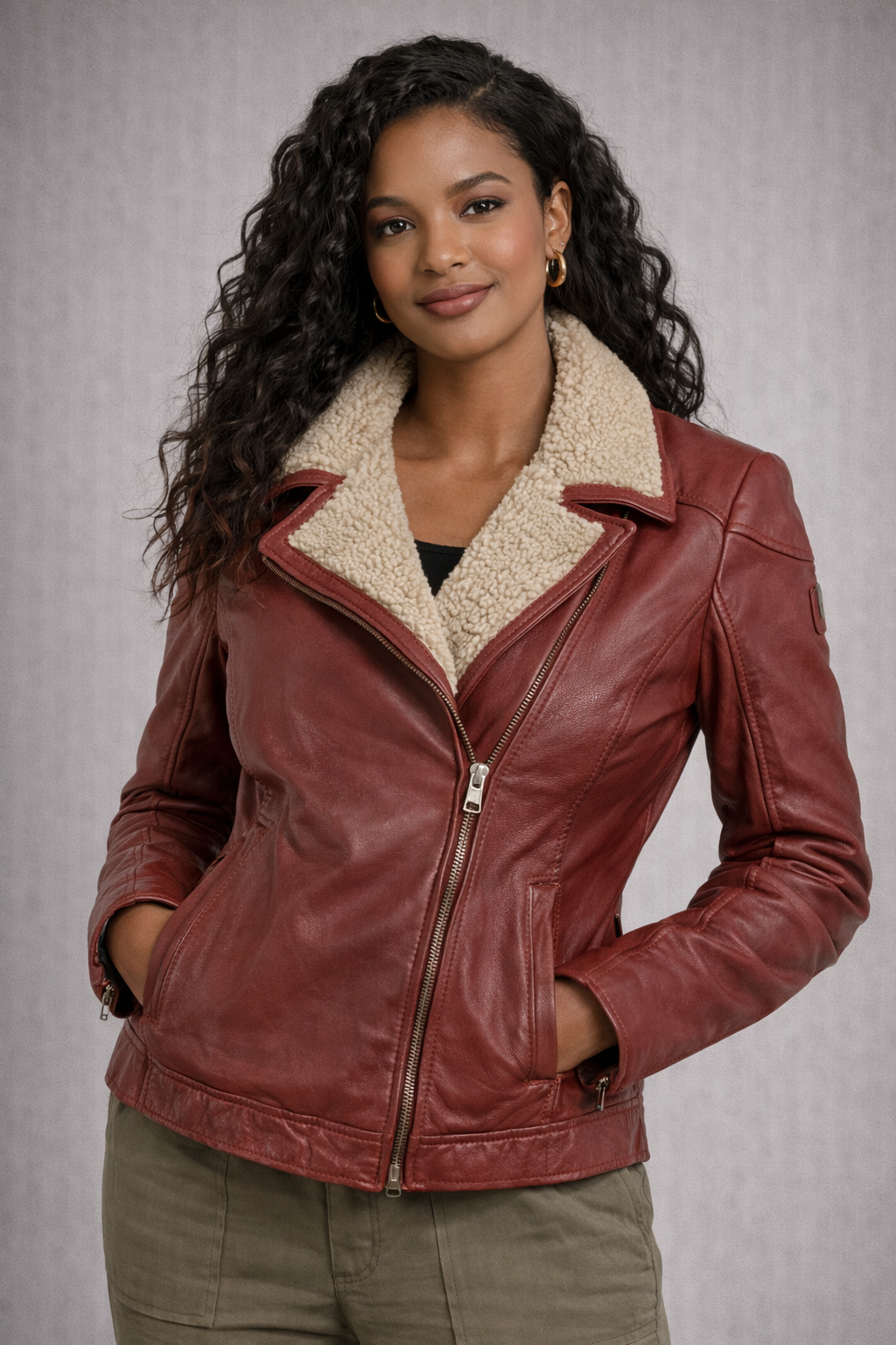 Jenja CF Leather Jacket – mauritiusleather Jenja CF Leather Jacket – mauritiusleather