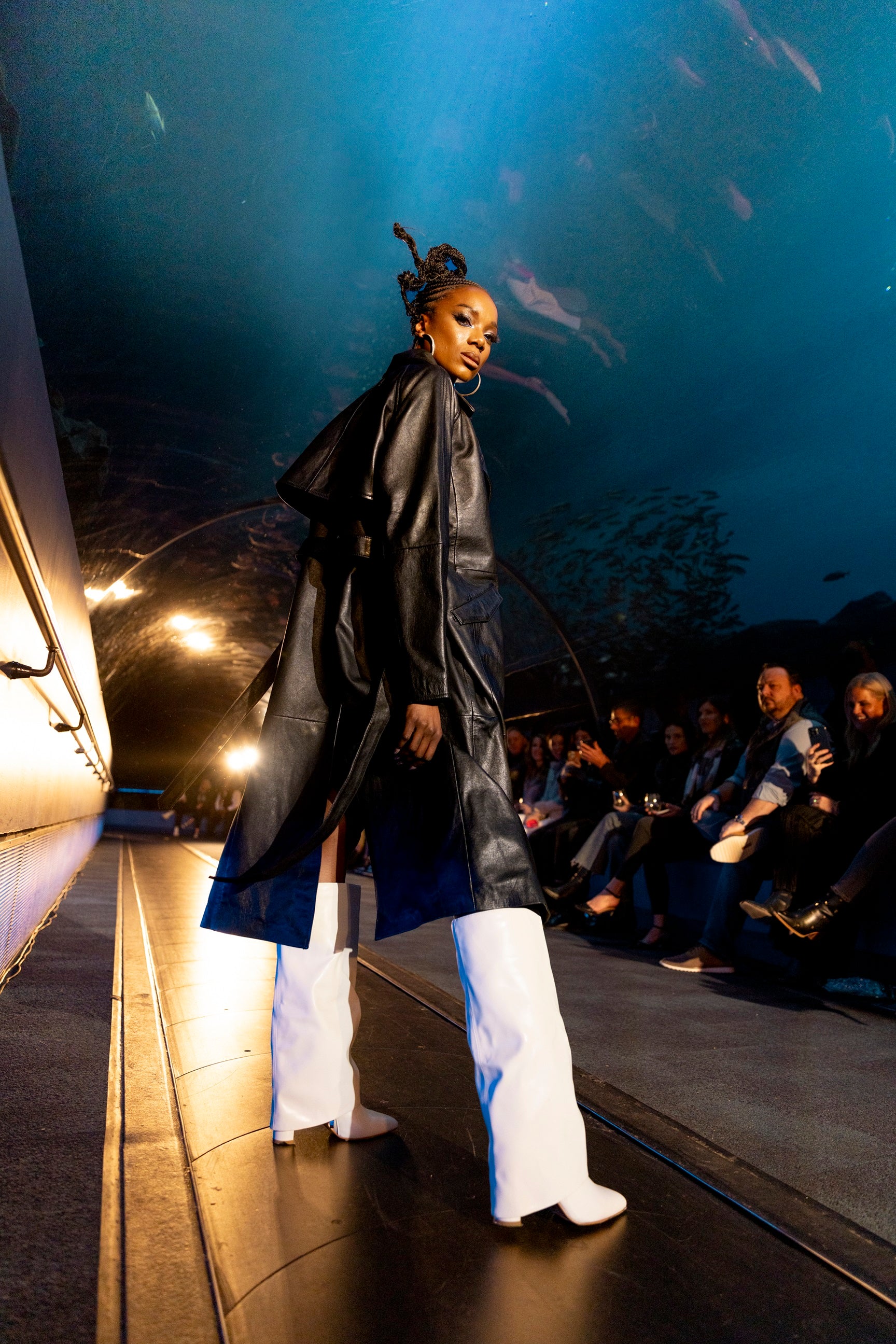 Deniz OS Leather Trench Coat, Black – mauritiusleather