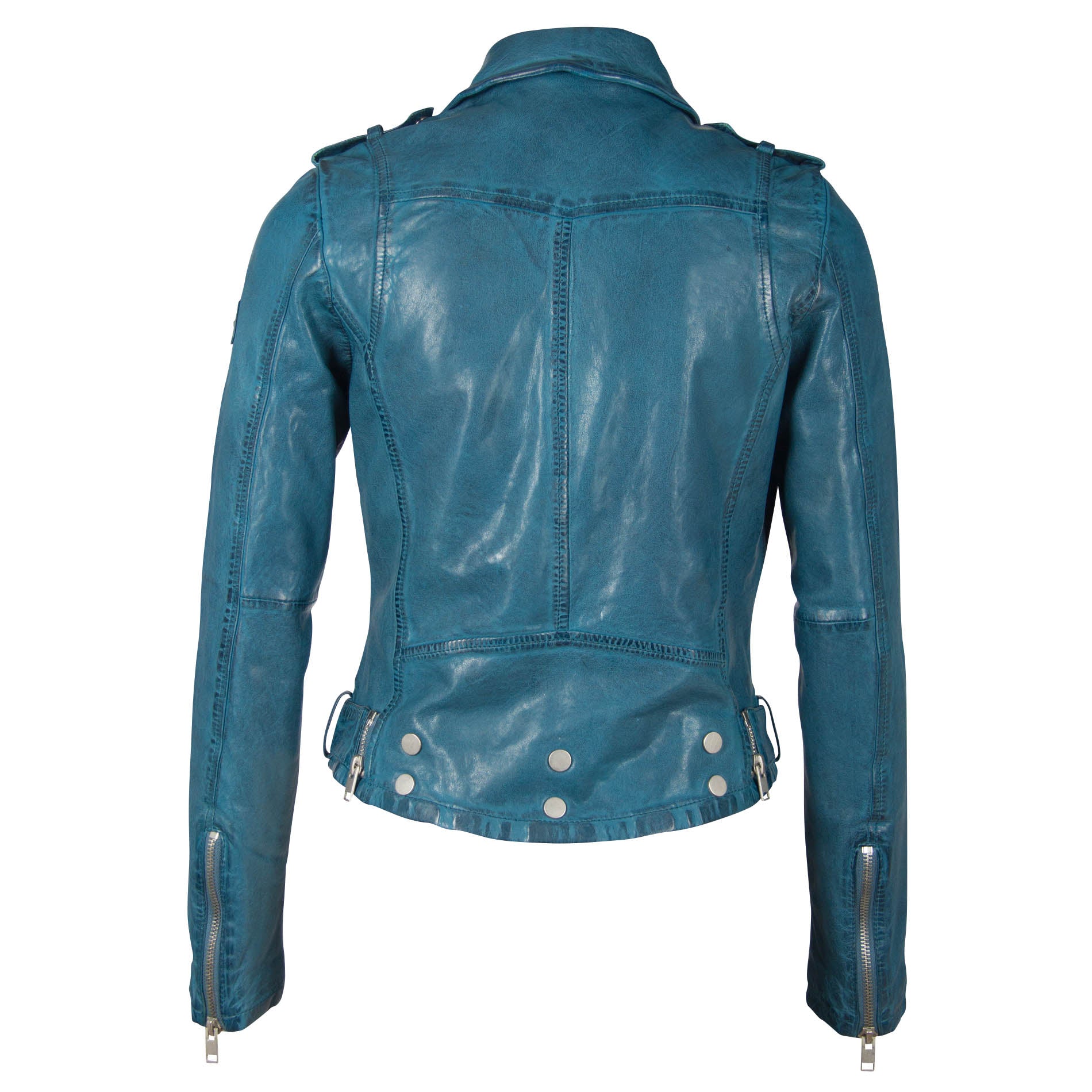 RF Teal mauritiusleather Wild Jacket, – Leather