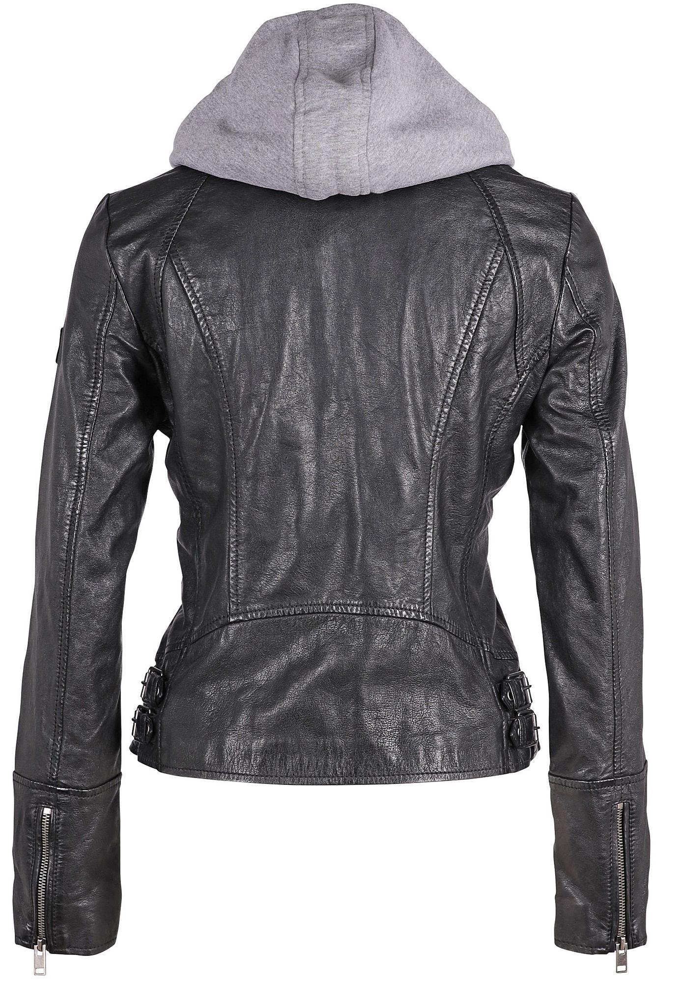 Nola RF Leather Jacket, Black – mauritiusleather