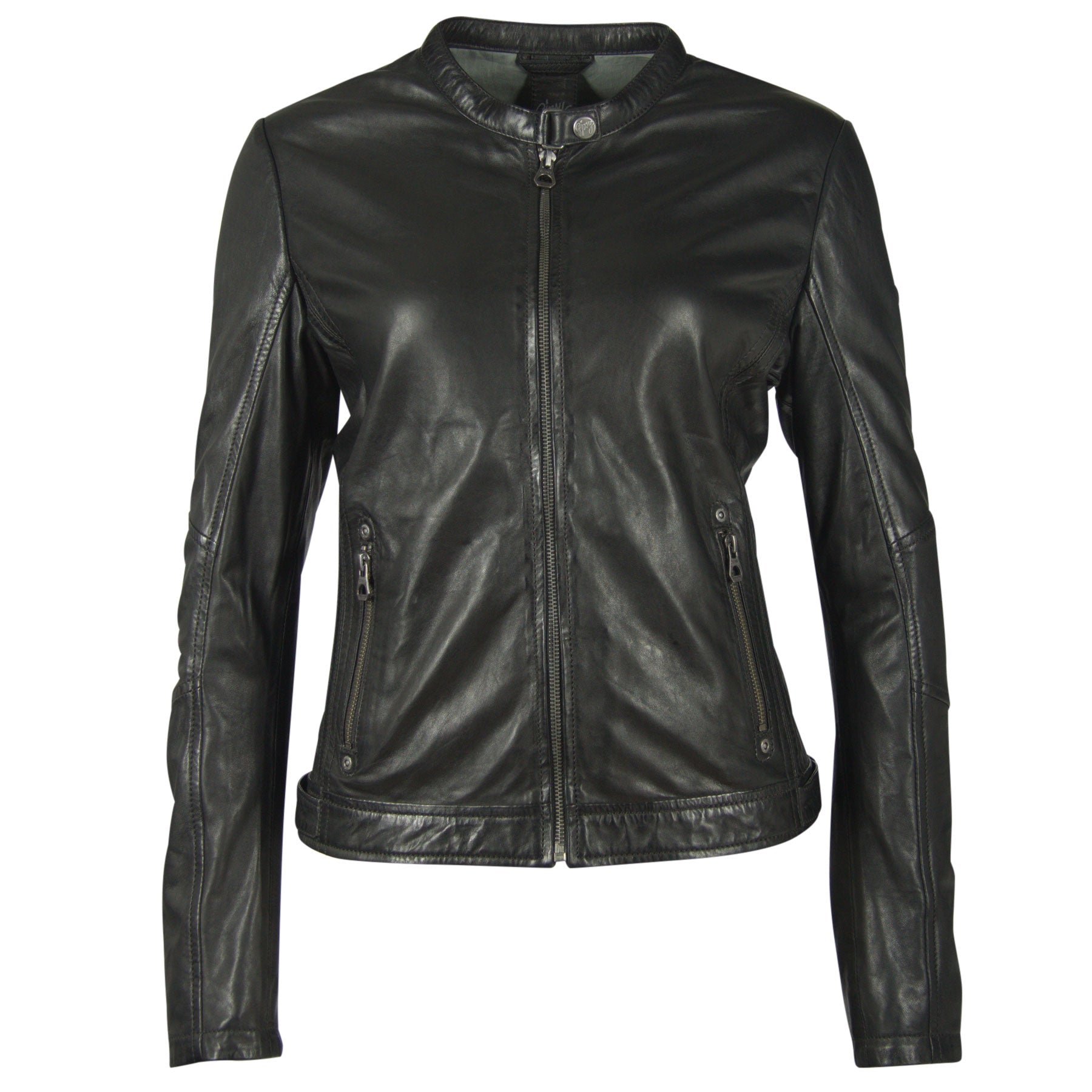 Mimmy RF Leather Jacket, Black – mauritiusleather