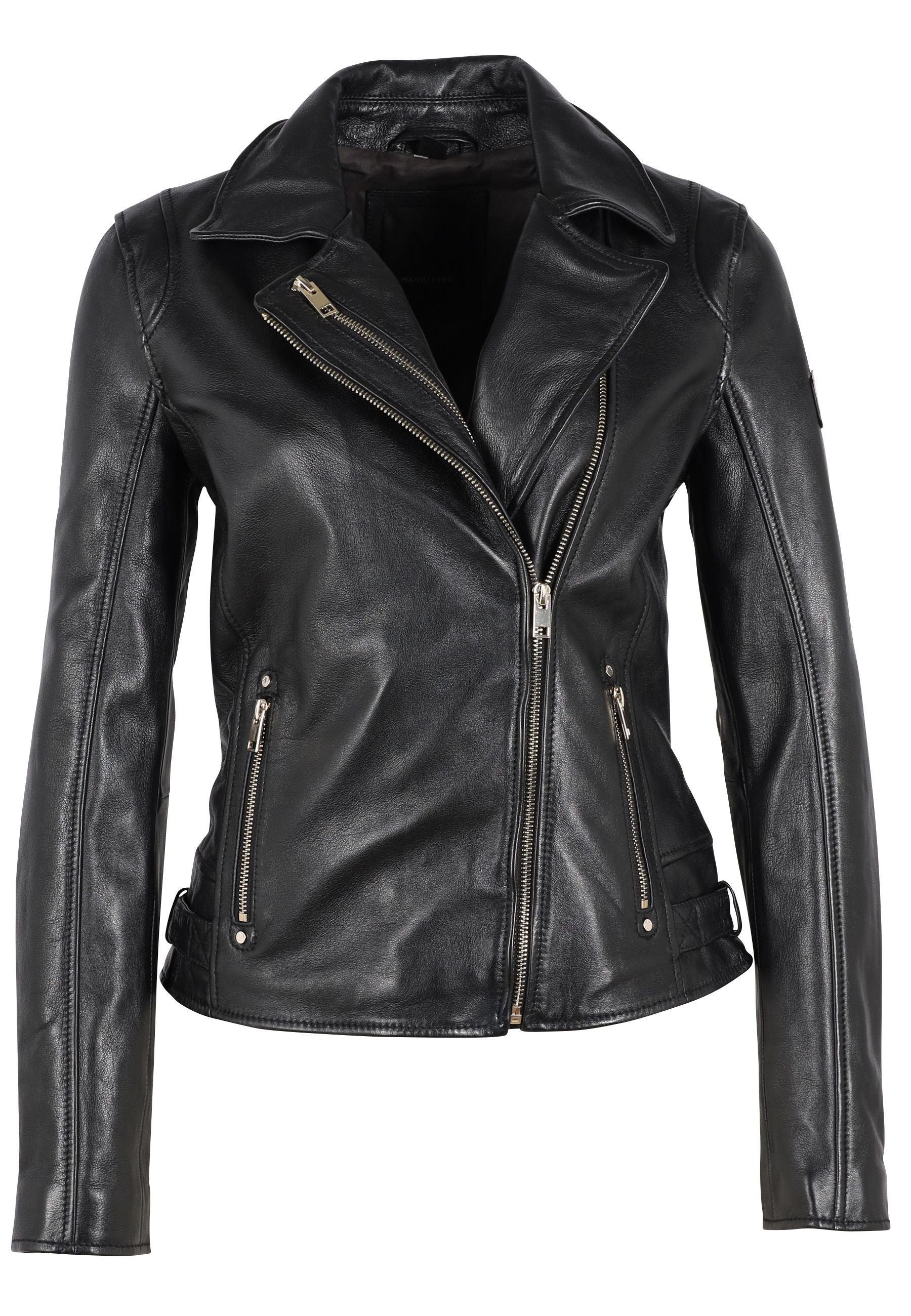 Leather mauritiusleather Jacket, RF – Traysie Black